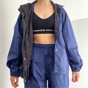 On Tour // vintage Pepsi windbreaker set